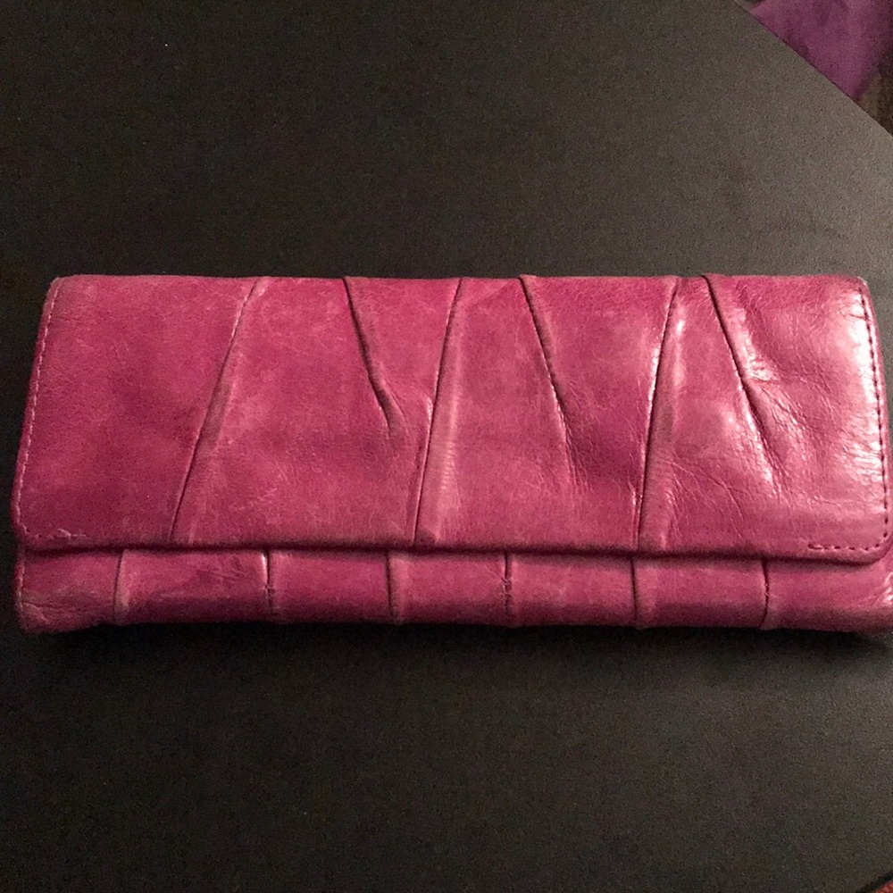 HOBO Sadie Tri-Fold Wallet — Purple